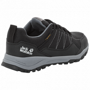 Полуботинки женские Jack Wolfskin Maze Texapore Low W black / grey