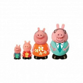 Набор игровой Peppa Pig Семья Пеппы пластизоль 25068