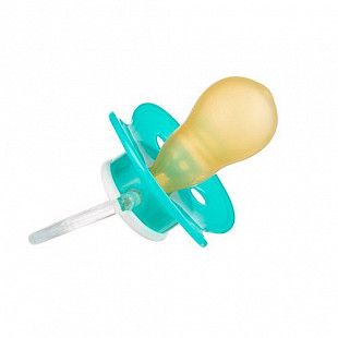 Пустышка круглая латексная Canpol babies Love&Sea 6-18 мес. (22/607) turquoise