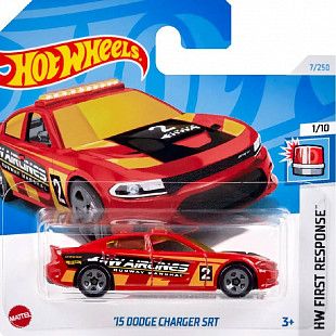 Машинка Hot Wheels Базовой коллекции '15 Dodge Charger SRT (5785 HTB56) mainline 2024