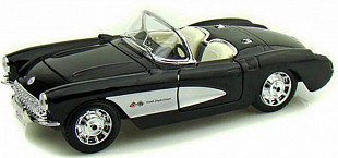 Масштабная модель автомобиля Maisto 1:24 Шевроле Корвет (1957) (31275) black