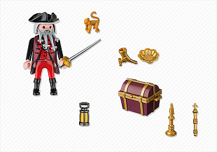 Игровой набор Playmobil Пират и сундук с сокровищами 4783