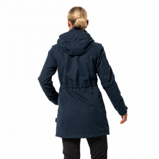 Пальто женское Jack Wolfskin Ottawa Coat midnight blue