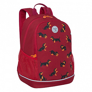 Рюкзак школьный GRIZZLY RG-163-5 /1 red