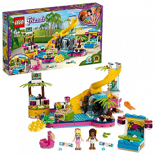 Конструктор LEGO Friends Вечеринка Андреа у бассейна 41374