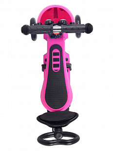 Самокат-беговел Black Aqua MG023D светящиеся колеса pink