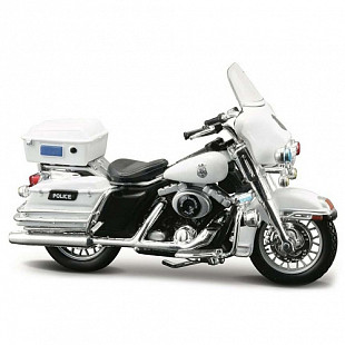 Масштабная модель мотоцикла Maisto 1:24 Harley-Davidson 2004 FLHTPI Electra Glide Police (35094) white