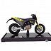 Масштабная модель мотоцикла Maisto 1:18 2023 Husqvarna 701 Supermoto 39300 (20-23091) Rat Black/Grey/Yellow