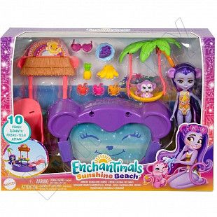 Игровой набор Enchantimals Тропический бассейн с обезьянками (HTW73)