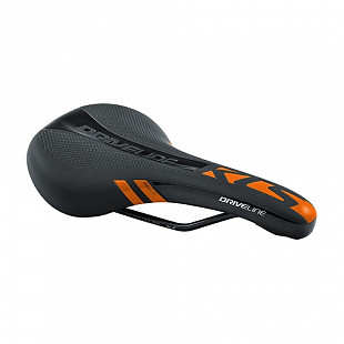 Велоседло Kellys Driveline 277x162мм black/orange