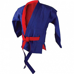 Куртка для самбо двухсторонняя Atemi AX55 Red/Blue