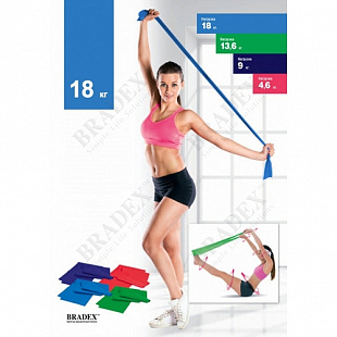 Эластичная лента Bradex Суперэластик 18 кг SF 0281
