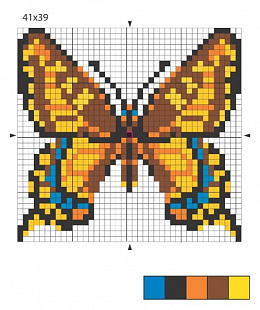 Набор для творчества Десятое Королевство Вышивка Бабочка 01281