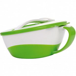 Миска Canpol babies с ложкой 9м+ 350 мл (31/406_gre) green