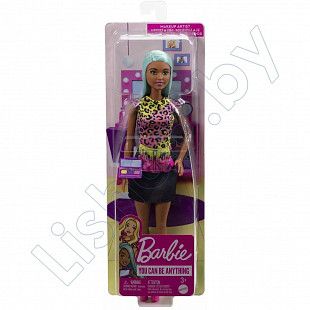 Кукла Barbie Кем быть? Визажист (HKT66)