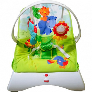 Кресло-качалка Fisher Price Друзья тропического леса CJJ79 