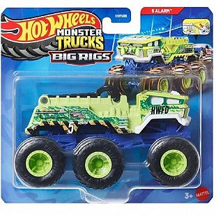 Машинка Hot Wheels Monster Trucks Big Rigs 5 Alarm (HWN86 JCH45)