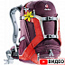 Велоюкзак женский Deuter Trans Alpine 26 SL aubergine-fire