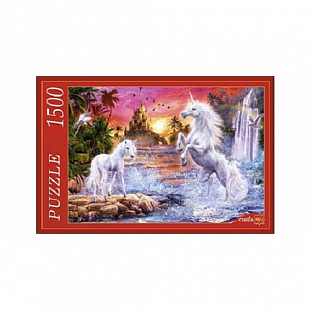 Пазл Рыжий КотЯн Патрик Красный Фантастические единороги МГ1500-8475