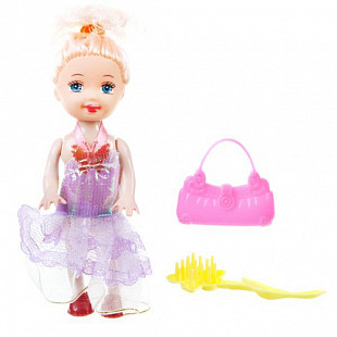 Кукла  Shenzhen Toys с зеркальцем, расческой 285-2