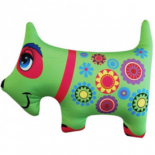 Мягкая игрушка Мнушки Собака зеленая Аи02жив12