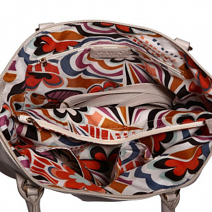 Женская сумка Pola 4266 grey/beige