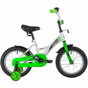 Велосипед Novatrack Strike 14" (2020) 143STRIKE.WTG20 white/green