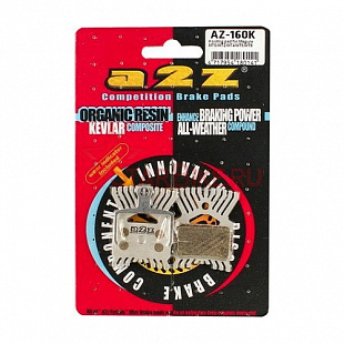 Тормозные колодки A2Z Kooling Magura MTS/MT2/MT4/MT6/MT8 w/spring, Gold AZ-160KS