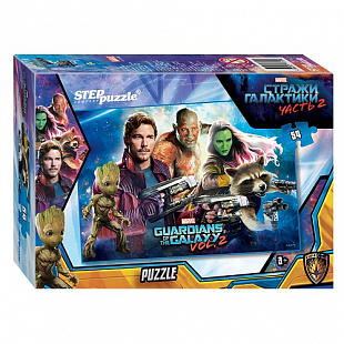 Мозаика Step Puzzle Marvel-2 Мстители Стражи Галактики 54 71160