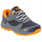 Полуботинки детские Jack Wolfskin Mtn Attack 3 Xt Texapore Low K ebony / orange