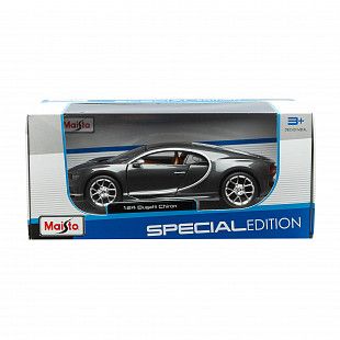 Масштабная модель автомобиля Maisto 1:24 Бугатти Широн (31514) black