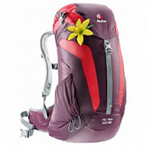 Велорюкзак Deuter AC Lite 22L SL aubergine-fire