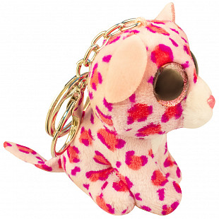 Мягкая игрушка-брелок Shantou Yisheng Леопард-большеглазик KR-10840