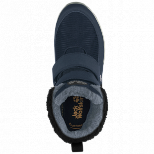 Ботинки детские Jack Wolfskin Polar Wolf Texapore Mid Vc K dark blue / off-white