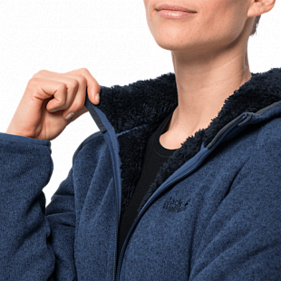 Джемпер женский Jack Wolfskin Lakeland Jacket Women porcelain blue