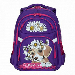 Рюкзак школьный GRIZZLY RG-965-2 /2 purple