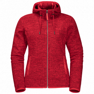 Джемпер женский Jack Wolfskin Patan Hooded Jacket W ruby red