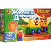 Конструктор Bauer Toys Железная дорога 120 элементов 254