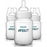 Бутылочка для кормления Avent Classic+ 260 мл 3 шт SCF563/37