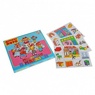 Лото детское Десятое Королевство "Мы играем в магазин" (большое) 00084