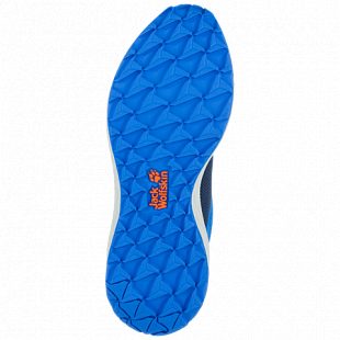 Полуботинки детские Jack Wolfskin Coogee Low K blue / orange