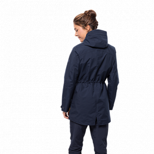 Куртка женская Jack Wolfskin Cameia Parka midnight blue