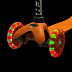 Самокат-кикборд Novatrack Disco-kids Orange 120H.DISCOKIDS.OR6