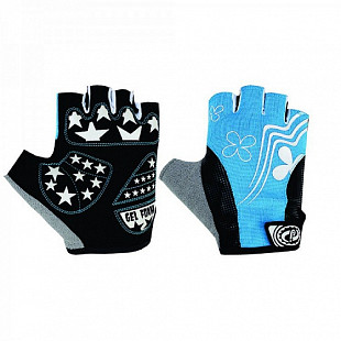 Велоперчатки Jaffson SCG 47-0122 black/white/blue