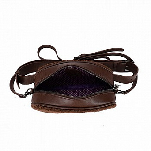 Сумка поясная Ors Oro PW-927 /7 dark brown