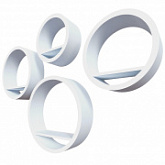 Комплект полок Qwerty Торонто white 72015