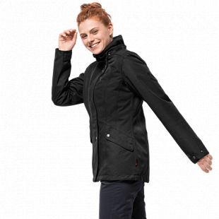 Куртка женская Jack Wolfskin Park Avenue Jacket black