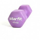Гантель неопреновая Starfit Core DB-201 4 кг purple pastel