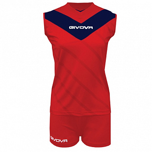Волейбольная форма Givova Kit Muro Kitv05 red/blue