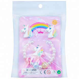 Набор детских украшений Qunxing Toys Радужный единорог R3-5